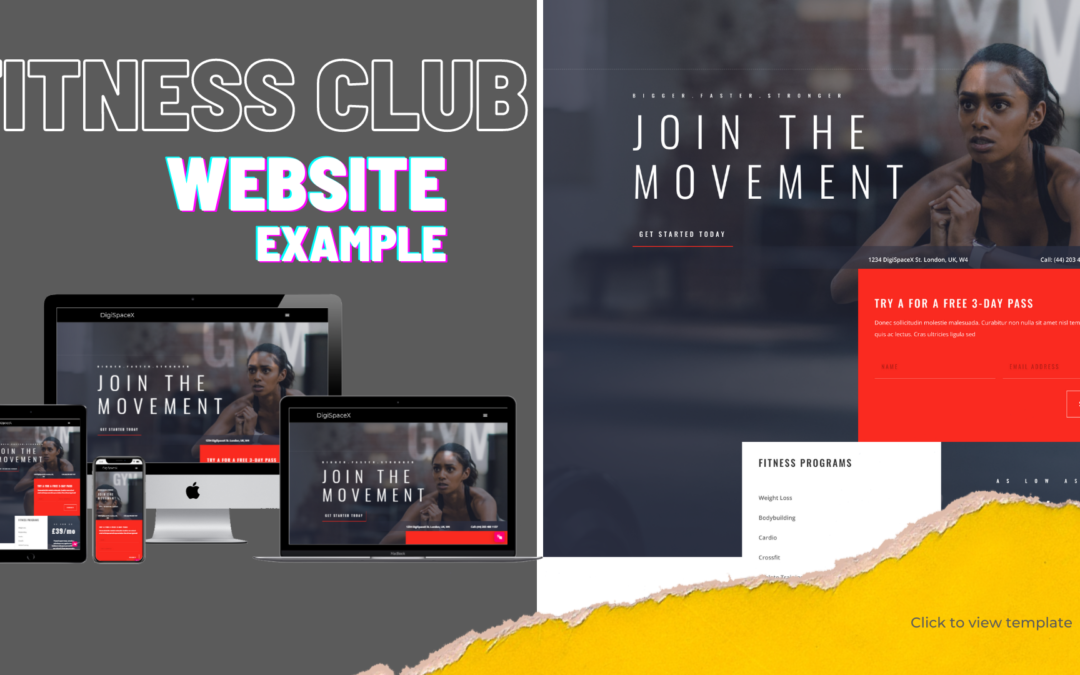 Fitness Studio Template